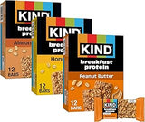 KIND Breakfast Protein Bars, Savory Variety Pack, 8g Protein, 18 ct