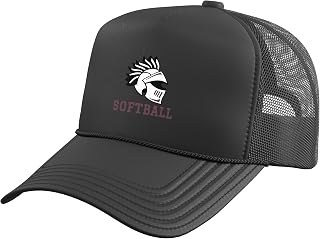 Curtis High School Warriors Softball Trucker Hat with Adjustable Mesh Back