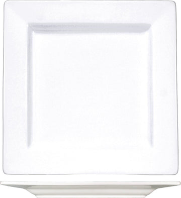 Elite Square Plate 6-1/4-Inch 36-Piece White by ITI – Large, Stoneware, White, Model EL-6