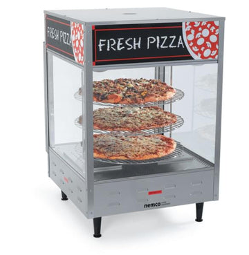 () 19" Pizza Merchandiser w/ Controlled Humidity by Nemco – Stainless Steel, Multicolor, Model 6450-4