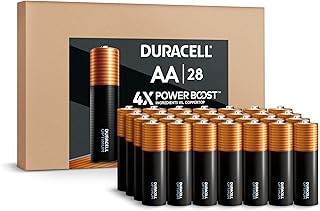 DURACELL Optimum AA Batteries 28 Count (Pack of 1) with Power Boost Ingredients, Re-closable Pack for a Quick, Easy Access and Organized Storage