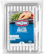 Kingsford Nonstick Fish and Veggie Grill Liners, 16 x 11.75 In, 4 Ct, 6-Pk