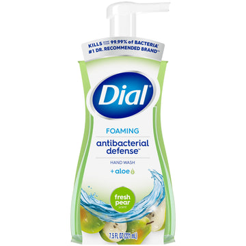 7.5 oz Pear Foam Soap by Dial – 7.5 Fl Oz (Pack of 1), Bamboo, Multicolor, Model 10017000029341