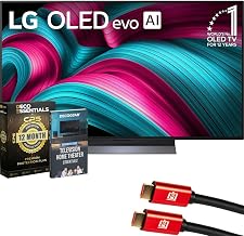 48 Inch C5 Series OLED evo 4K UHD Smart webOS TV (2025) OLED48C5PUA Bundle with 1 YR CPS Enhanced Protection Pack, 2X 6FT HDMI Cable and Deco Gear Home Theater Beginner's Guide