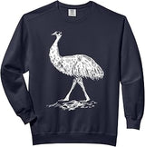 Emus Vintage - Zookeeper Safari Animal Lover Ornithologist Comfort Colors Adult Sweatshirt