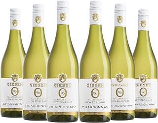 Giesen Non-Alcoholic Chardonnay, Dealcoholized Wine, 750mL, 6 Pack | Fresh Citrus, Smooth Oak Finish, from New Zealand, Low Calorie