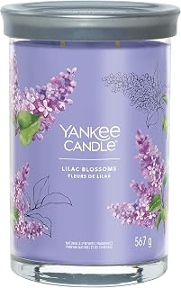 Yankee Candle Signature Scented Candle | Lilac Blossoms Large Tumbler Candle with Double Wicks | Soy Wax Blend Long Burning Candle | Perfect Gifts for Women