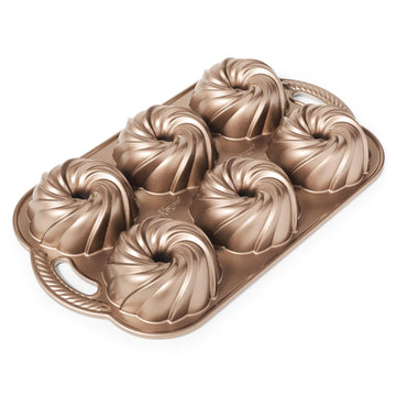 Swirl Pan by Nordic Ware – small, Aluminum, Toffee, Model 93947SLT