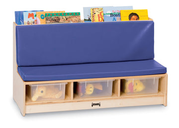 Literacy Couch by Jonti-Craft – Standard, Wood, Blue, Model 37460JC