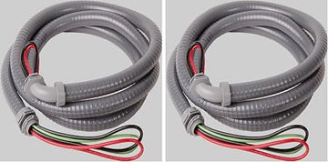 Diversitech 6-12-6NM Number-6 Non Metallic Conduit Whip, 1/2" x 6' AWG 10 THHN (Pack of 2)