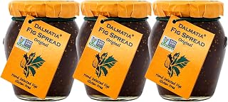 Dalmatia Fig Spread, 8.5 oz | All-Natural, Non-GMO, Award-Winning Mediterranean Spread | Perfect for Cheese Boards, Toast & Baking | Product of Croatia (Pack of 3)