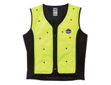 Chill-Its 6685HVL Evaporative Cooling Vest by Ergodyne – 1" x 1" x 1", Plastic, Yellow, Model 12675