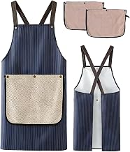 Chef Apron Water and Oil Resistant | Mens Aprons for Grilling for Baking Grilling BBQ Butcher Painting Barber Cleaning Work Shop Server Garden