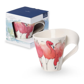 Mug 0.35l by Villeroy & Boch – 10.1 Ounces, 0.3 liters, Porcelain, White, Model 10-4155-9100