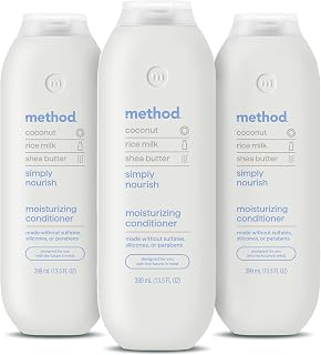 Method Moisturizing Conditioner, Simply Nourish, 13.5 fl oz, 3 Pack