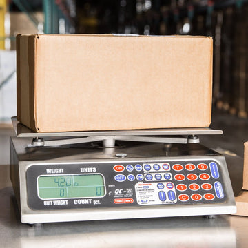 Tor Rey QC-20/40 40 lb. Table Top Counting Scale by Torrey – Stainless Steel, Silver, Model QC-20/40 Series