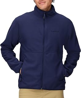 MARMOT Men's Rocklin Full-Zip Jacket - Classic, Warm, Lightweight 100-Weight Fleece Layer