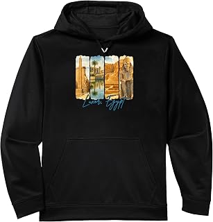 Luxor Egypt Traveling Trip Brushstroke Souvenir Vacation Performance Hoodie