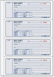 Rediform Money Receipt Book, Manifold Cover, Carbonless Triplicate Forms, 11" x 8", 100 Numbered Sets (8L808)