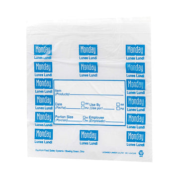 DayMark - -65 x 7 Saddlepack Monday Trilingual Portion Bag by DayMark Safety Systems – Multicolor, Model 112378