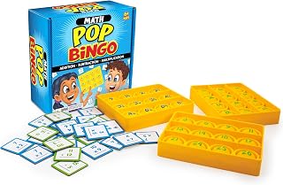 Junior Learning Math Pop Bingo - Addition & Multiplication Board Game, 6+