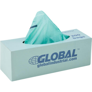 Pet Waste Plastic Bags by Global Industrial – 1 Count (Pack of 1), Plastic, Green, Model 695797