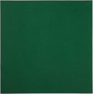 Hoffmaster 820 Linen-Like Flat Pack Color In Depth Napkin, 16" Length x 16" Width, Hunter Green (Case of 500)