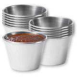 4 oz Sauce Cup by Tablecraft – Stainless Steel, Silver, Model 5072