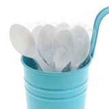 AmerCareRoyal Medium-Heavy Weight Individually Wrapped Disposable Polystyrene Plastic Teaspoons for Restaurants and Catering – Paper, White, Pack of 1000, Model S2308FW-C