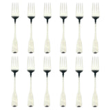 American Colonial 18/8 Stainless Steel Salad Fork (Set of Twelve) by Oneida – 6.5000, 18/8 Stainless Steel, Silver, Pack of 12, Model 895158