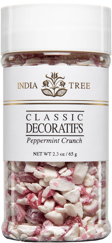 Peppermint Crunch Decoratifs by India Tree – 2.3 Ounce (Pack of 1), Mint Green with Reddish Undertones, Pack of 6, Model 10628