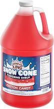 Carnival King Snow Cone Syrup 1 Gallon - Delicious Shaved Ice Flavoring for Slushies, Machines & Parties (Cotton Candy)