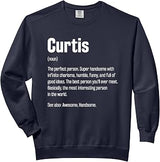 Curtis Definition Funny First Name Humor Nickname Comfort Colors Adult Sweatshirt