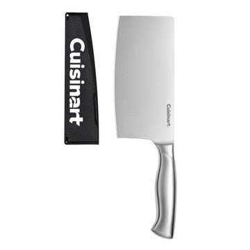 7" Stainless Steel Cleaver with Blade Guard by Cuisinart – 7", Stainless Steel, Model C77SS-CLVPK