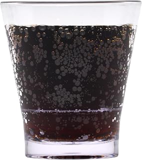 G.E.T. S-9-CL 9 oz. Rim-Full Stackable Glass, Clear (Pack of 12)