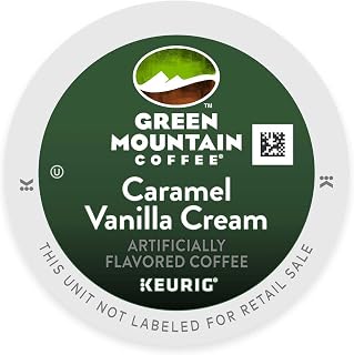 Green Mountain Coffee Roasters Green Mountain Coffee Caramel Vanilla Cream, K-Cup Portion Pack for Keurig K-Cup Brewers (Pack of 48)