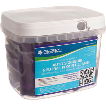 Auto-Scrubber Neutral Floor Cleaner by Global Industrial – Model GLO-5687-CT0004E