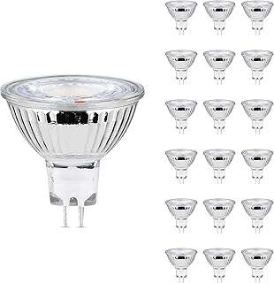 Feit Electric MR16 LED Reflector Light Bulb, 50W Equivalent, Dimmable, GU5.3 Base, 90+ CRI, 500 Lumen, Adjustable Color Track Lighting, 25,000-Hour Lifespan, BPEXN/3CCTCA/3/6, 18-Pack