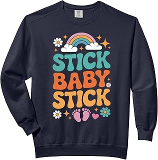 IVF In Vitro Fertilization Transfer Day Fertility Pregnancy Comfort Colors Adult Sweatshirt