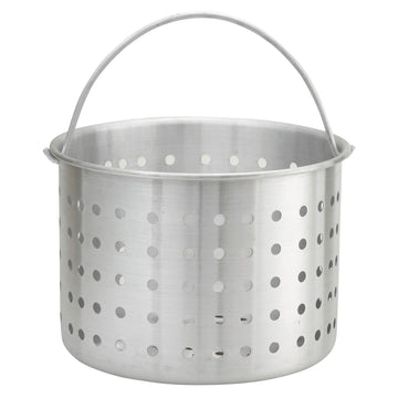 40 qt Aluminum Steamer Basket by Winco – 40 quarts, 37.85 liters, Aluminum, Silver, Model ALSB-40