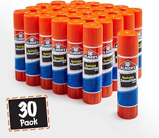 Elmer's ELME556 Washable School Glue Sticks, All Purpose (Pack of 30) (3 Case(Pack of 30))