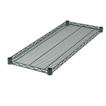 SHELF, Medium, Green by Winco – 14" x 24", Stainless Steel, Green, Model VEX-1424