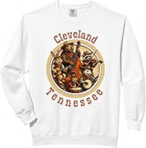 Cleveland Tennessee Bluegrass Animals Forest Vacation Comfort Colors Adult Sweatshirt