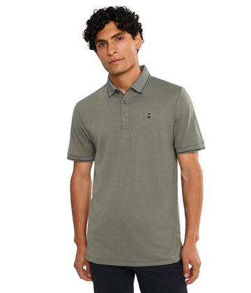 Men's Happier Hour by TravisMathew – Small, 60% cotton, Dark Olive, Model A42183