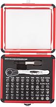 Sunex 9726 Mini Ratchet and Bit Set, 1/8-Inch - 1/4-Inch S2 Bits, 5/64-Inch - 1/4-Inch hex bits, 38-Piece Silver