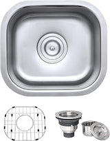 Ruvati 13x15-in 16-Gauge Stainless Undermount Bar Sink - RVM4136