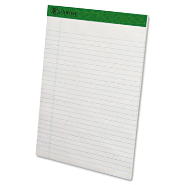 Earthwise Recycled Writing Pad by Ampad – white, Model TOP20172