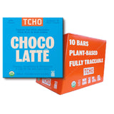Choco Latte 47% Oat-Milk Chocolate Bars (10 pack) | Plant Based by TCHO – 0.83 Ounce (Pack of 10), Natural