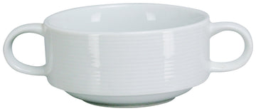 Bouillon Cup with Handle by Yanco – 10.0 ounces, Porcelain, Super White, Pack of 36, Model PA-404
