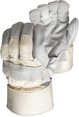 Superior Glove Superior 69BSKFFL Sidekick Premium Split Leather Fitter Glove with Full Kevlar/Fiberglass Liner and Rubberized Safety Cuff, Work, Cut Resistant, 1.4mm Thickness, Medium (Pack of 1 Pair)